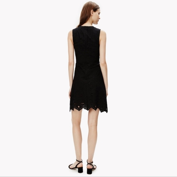 Theory Jemion Eyelet Black Dress - Picture 5 of 11